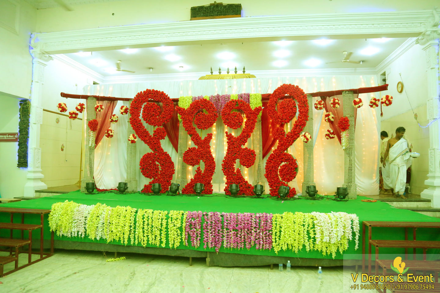 Reception Decoration Organize at Tamil Mandapam, Pondicherry